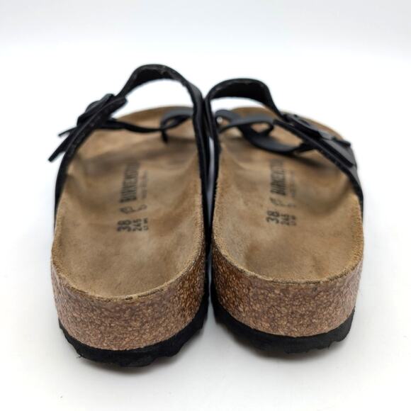 Birkenstock Mayari Birko-Flor Sandals Unisex Black Size US W7/M5 EU38 - Picture 4 of 15